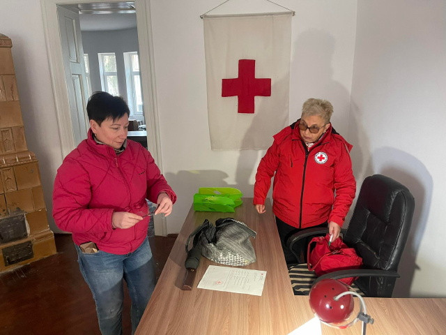 Magyar Vöröskereszt Kárpátalja segélyszállítmány