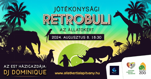 jótékonysági Retrobuli az Állatkertben