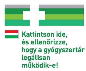 online gygyszertrak s gygykereskedk ltal hasznlt Eurpai Bizottsg logja