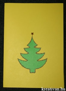 A kész mű - karácsonyfa