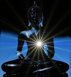 Meditáló Buddha