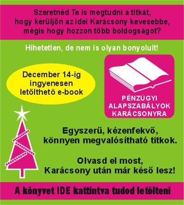 E-book: Tervezzk-e pnzgyileg a Karcsonyt?