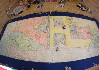 Elkészült a Világ legnagyobb kézzel festett képe