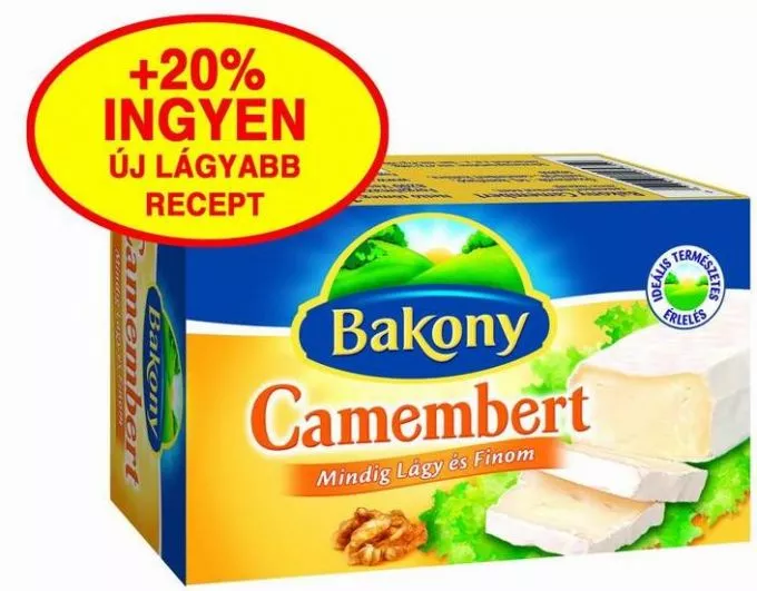 Most még lágyabb és finomabb - 2006 augusztusától itt az új Bakony Camembert