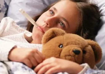 Krónikus beteg gyermek a kórházban