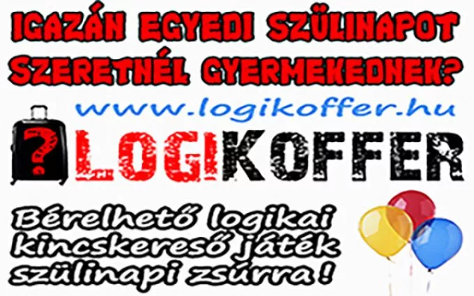 LogiKoffer - Bérelhető Logikai Kincskereső Játék Szülinapra