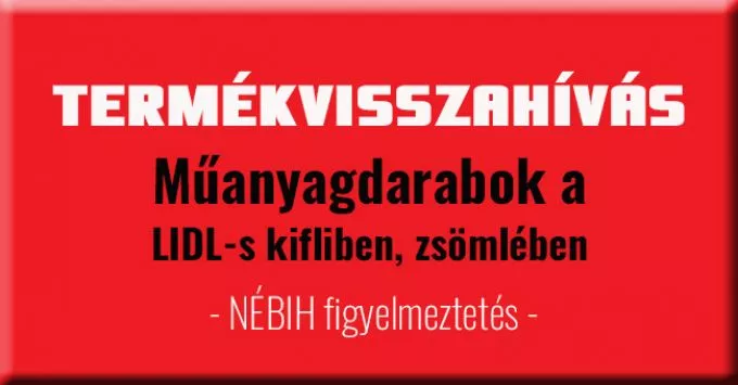 Műanyaggal szennyezett zsömlék és kiflik a Lidl-ben