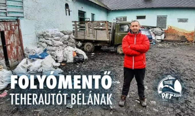 Folyómentő teherautót Bélának! - "Adjuk össze!" felhívás a Tiszai PET Kupa szervezésében