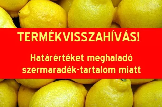 Ha ilyen citromot vettél, ne fogyaszd el!