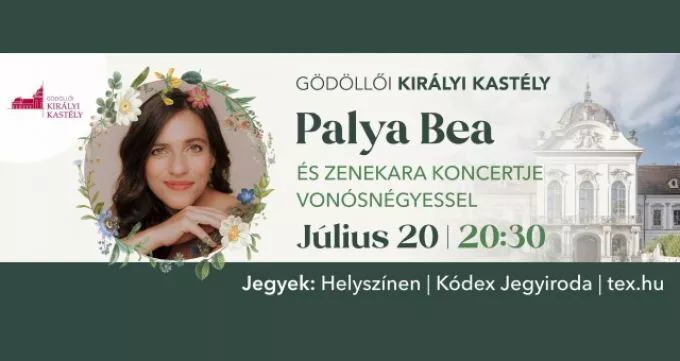 Palya Bea énekel a Gödöllői Kastély Díszudvarán