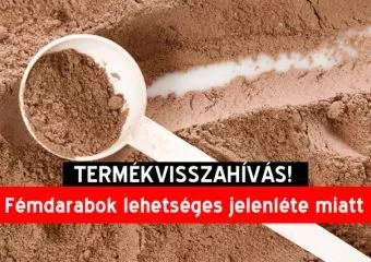 Ha ilyen fehérjeport vettél, ne fogyd el, fémdarabok lehetnek benne!