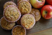 Glutén-tej-tojás-cukor mentes sütőtökös muffin